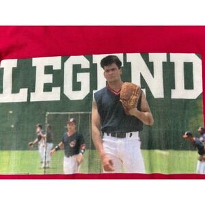 Major League Legend Wild Thing Red Old Row T-Shirt Size Small